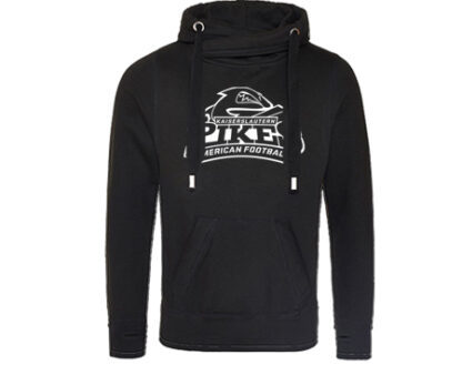 CROSS NECK HOODIE STAHLS – Bild 3