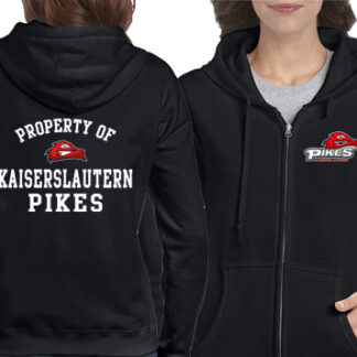 1Damen Zipped Hood Jacket OLDSCHOOL