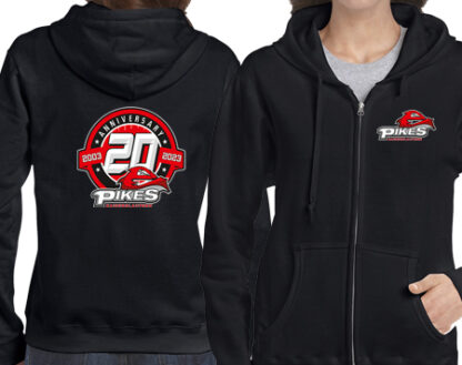 1Damen Zipped Hood Jacket 20 JAHRE